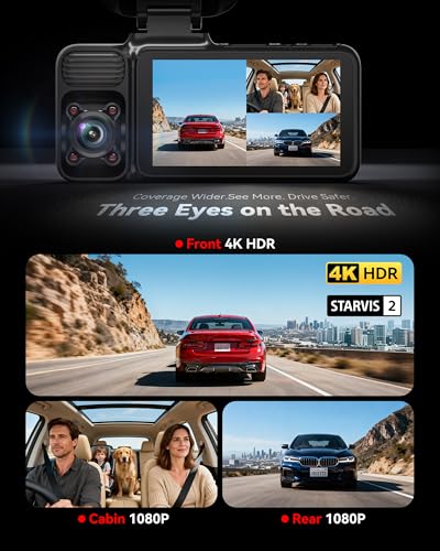 F17 4K 3CH Dash Cam