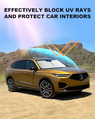 Foldable Front Windshield Sunshade fit for Acura MDX 2021