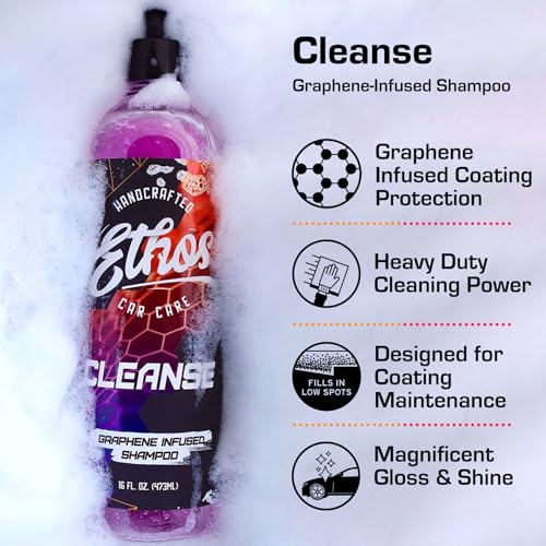 Ethos Cleanse for Cars Graphene Shampoo (128 Fl Oz)