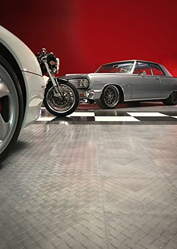 SnapLock RaceDeck Diamond 12"x12" Interlocking Garage Tiles (48 Count)