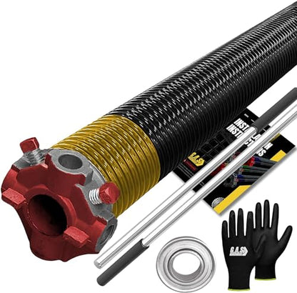 Garage Door Torsion Spring 250x2x36 for Left Side of Garage Door with Winding Bars