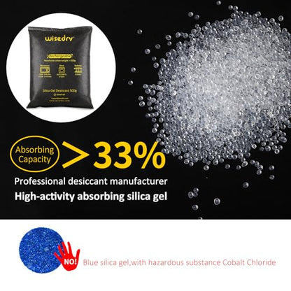 2 x 500 Gram [2.2 lbs] Rechargeable Silica Gel Car Dehumidifier (35.274 Ounce)