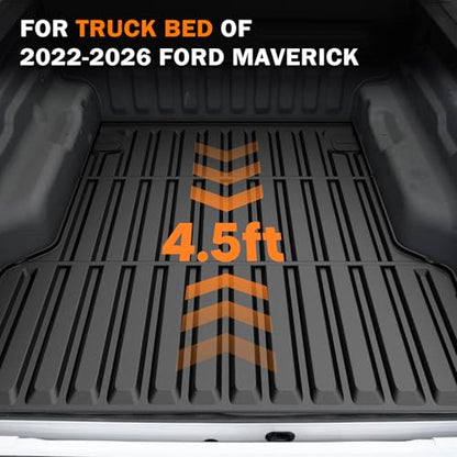 Floor Mats Truck Bed Liner for 2022 (5 Count)