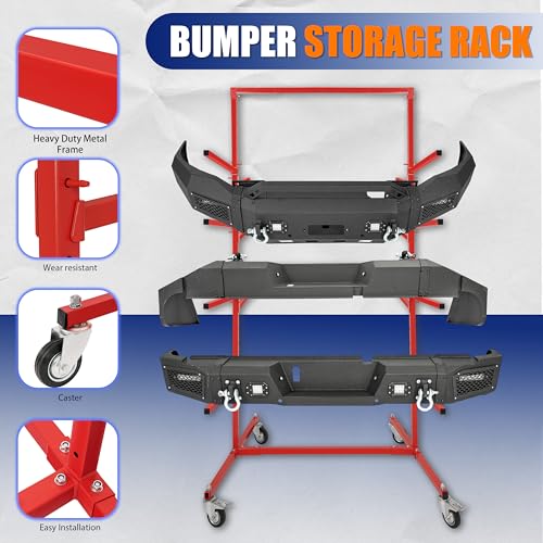 Bumper Adjustable Storage Rack Steel Floor Mobile Bumper Storage