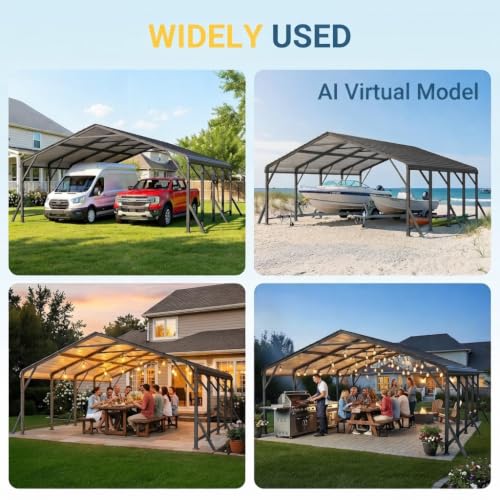 20'x20' Metal Carport