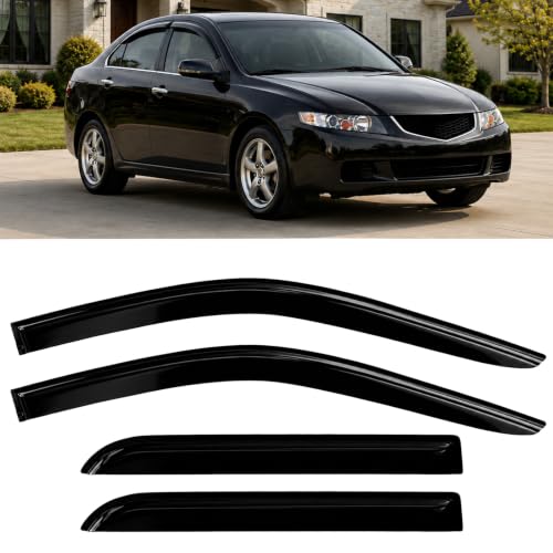 4PC Window Rain Guards fit Honda Accord 2003