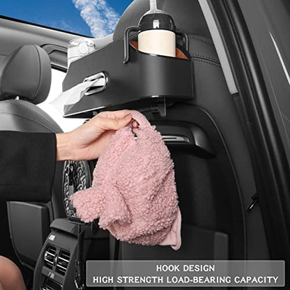 Car Back Seat Organizer with 2 Cup Holders (22.9281 Ounce)