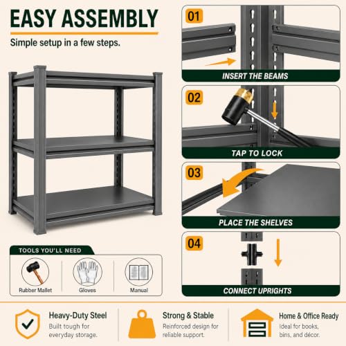 Metal Bookshelf