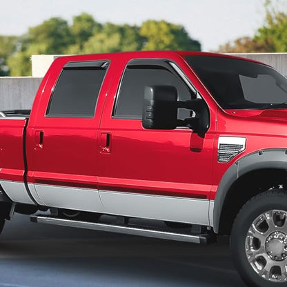 in Channel Extra Durable Rain Guards for Ford F250 to F550 Super Duty 1999