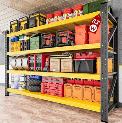 71.3" Wide Heavy Duty Garage Shelving Units