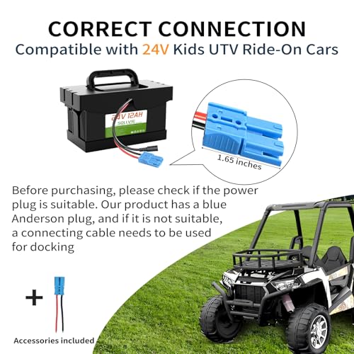24V 12Ah Battery Replacement for Ride On Cars