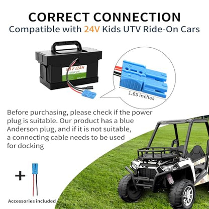 24V 12Ah Battery Replacement for Ride On Cars