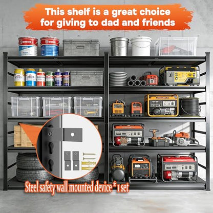 Garage Shelving Heavy Duty Storage Shelves (5 Count)