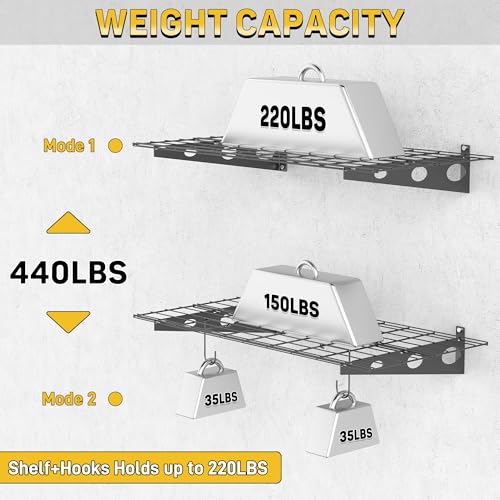 Garage Wall Shelves (2 Count)