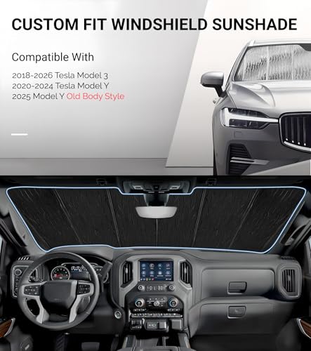 Windshield Sunshade for Tesla Model 3 2018