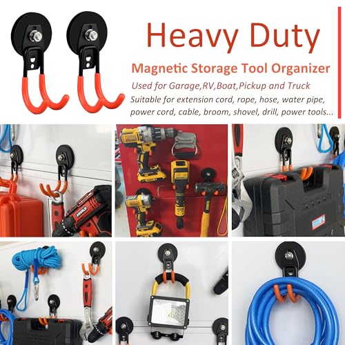 Garage Strong Magnetic Hooks (4 Count)