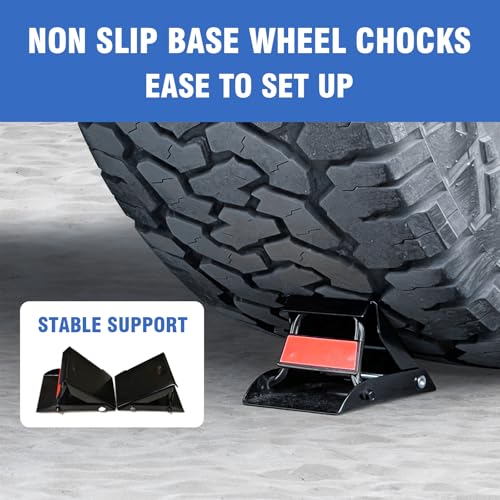Car Jack Stands 3 Ton with Double Locking and Large Foot Base for Lifting Cars