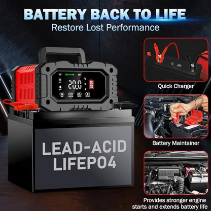 20 Amp Car Battery Charger