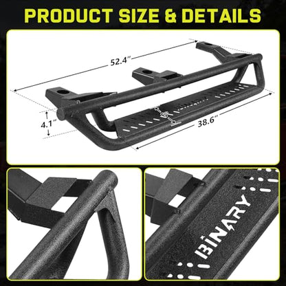 Running Boards Drop Down Side Step Compatible with Vehicle 1997