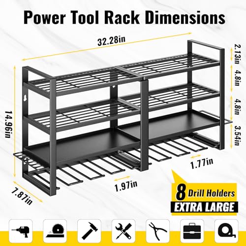 Power Tool Organizer Wall Mount