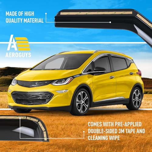 Extra Durable Window Deflectors in (4 Count)