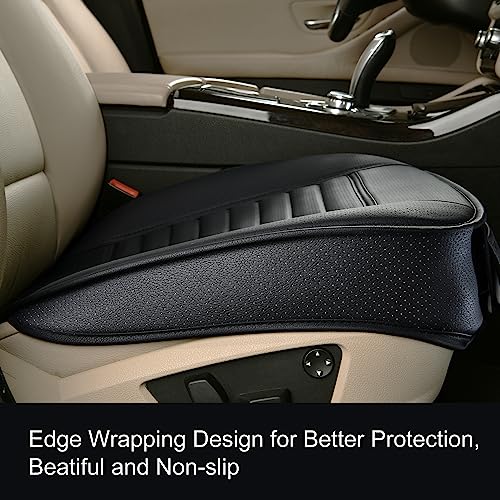2pc Edge Wrapping Comfortable Car Front Seat Covers (2 Count)