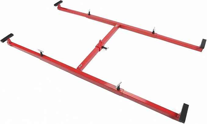 HECASA Truck Bed Lifter Box Lift for Lift Truck Beds Universal Adjustable Red Steel Powder Coated 800LB Capacity