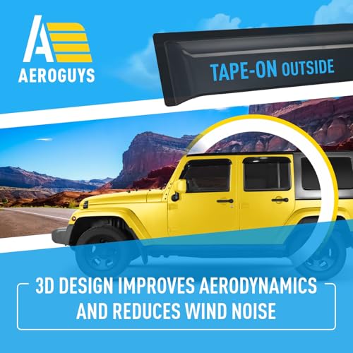 Extra Durable Window Deflectors Tape (4 Count)