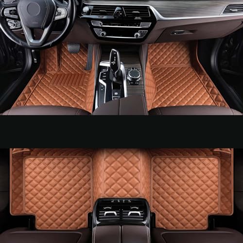 Car Floor Mat Fit 99% Sedans Sports Cars Luxury Custom Car Mats for SUV Women Leather Automotive Floor Mats All Weather Car Mats Diamond Floor Mats for Trucks