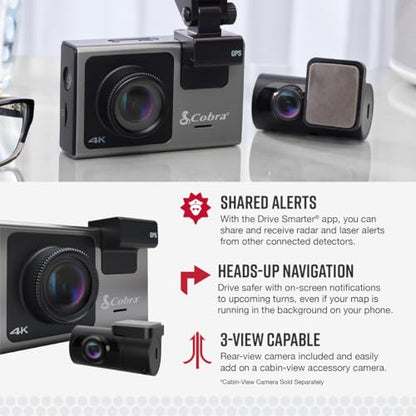 Smart Dash Cam + Rear Cam
