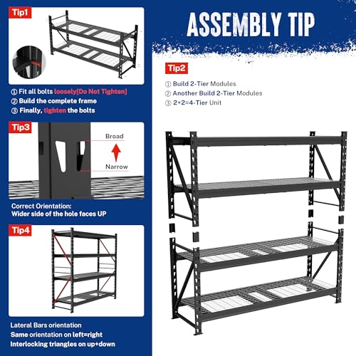 77 Inch Garage Utility Shelving