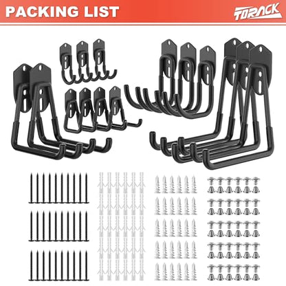 15 PCS Garage Storage Hooks
