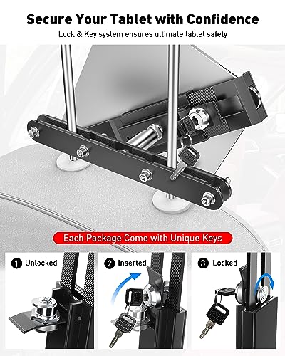 Tablet Holder for Car Headrest