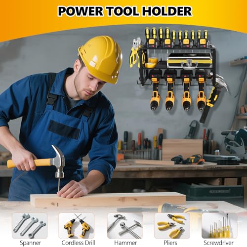 Wall Mount Power Tool Organizer