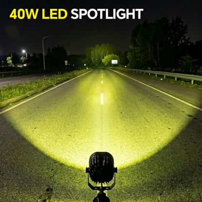 Motorcycle Driving Lights White LED Pods Lights 3’’ 40W LED Spotlights