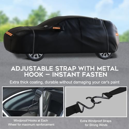 Heavy Duty SUV Car Cover Waterproof All Weather for Automobiles