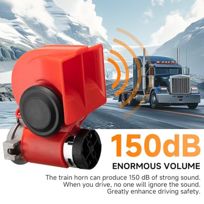Train Horns kit for trucks Air Horn for Motorcycle Car Horn Super Loud