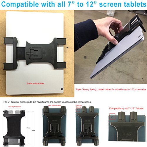 Heavy Duty Flexible 22“ Aluminum gooseneck ELD compliant car truck fleet floor seat bolt tablet mount for Apple iPad Air Pro Mini Microsoft Surface Pro