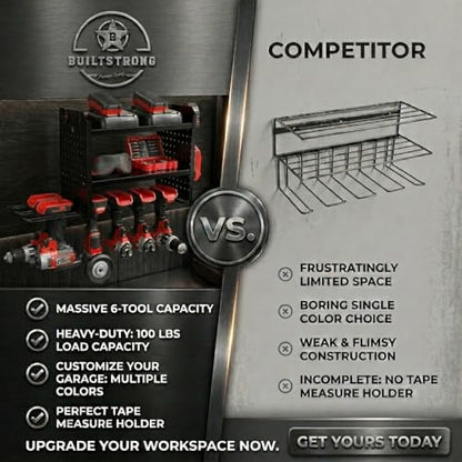 Power Tool Organizer Wall Mount