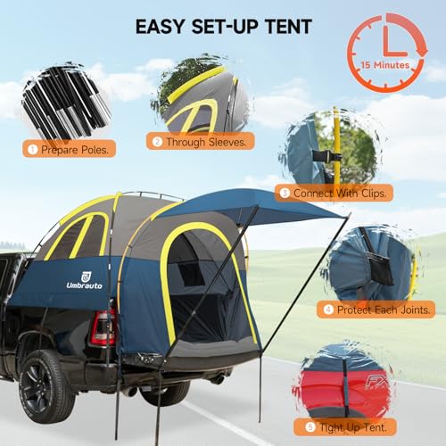 Truck Bed Tent with Awning