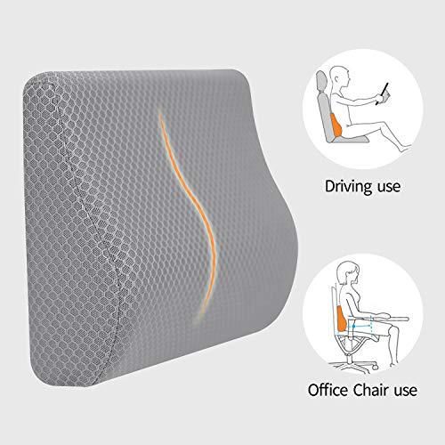 Memory Foam Lumbar Support Pillow for Car