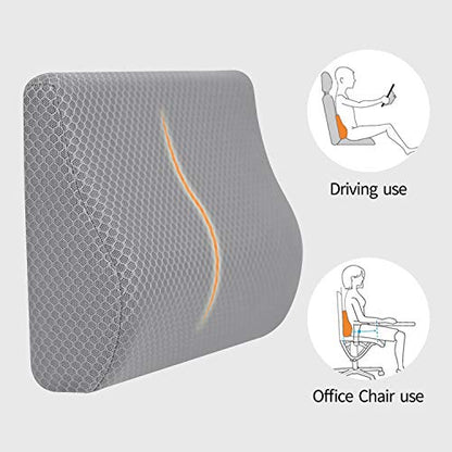 Memory Foam Lumbar Support Pillow for Car