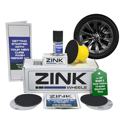 Premium Tesla Wheel Curb Rash Repair Kit for Model X 20