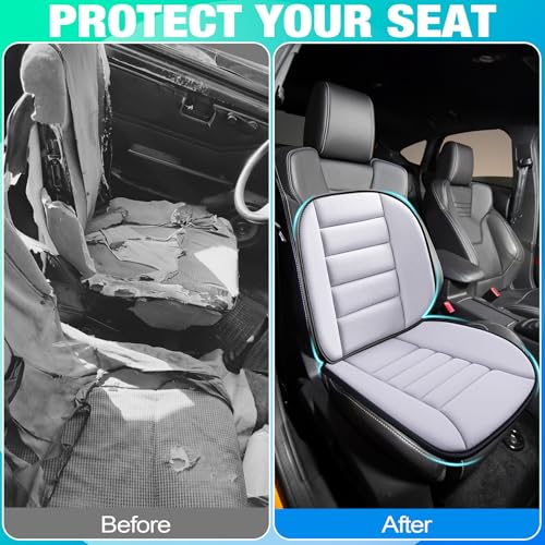 Car Seat Cushion and Lumbar Support Pillow 1.2'' Thick Memory Foam Desk Chair Cushion Back Support for Automotive Seat Driver
