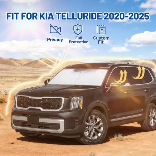 Car Window Shades for Kia Telluride 2020