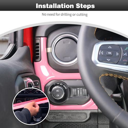 for JL Center Console Headlight Air Conditioning Control Panel & Co