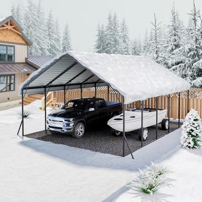 20x24 ft Heavy Duty Metal Carport