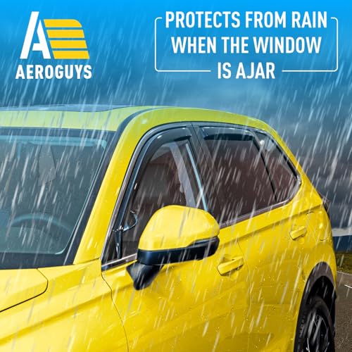 Extra Durable Window Deflectors in (4 Count)