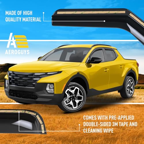 Extra Durable Window Deflectors in (4 Count)