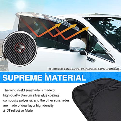 Windshield Sun Shade for Toyota Tundra 2022 (6 Count)